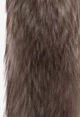 Chloé Treasure Tails Charm in Shearling Brown CH25WCC01 LSC-9DL