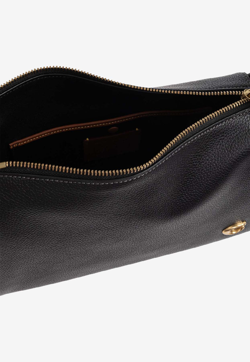 Coach Lola Leather Shoulder Bag Black CCC45 0-B4 BK