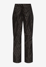 Fendi FF Monogram Ski Pants Brown FAB403 AT91-F1T6H