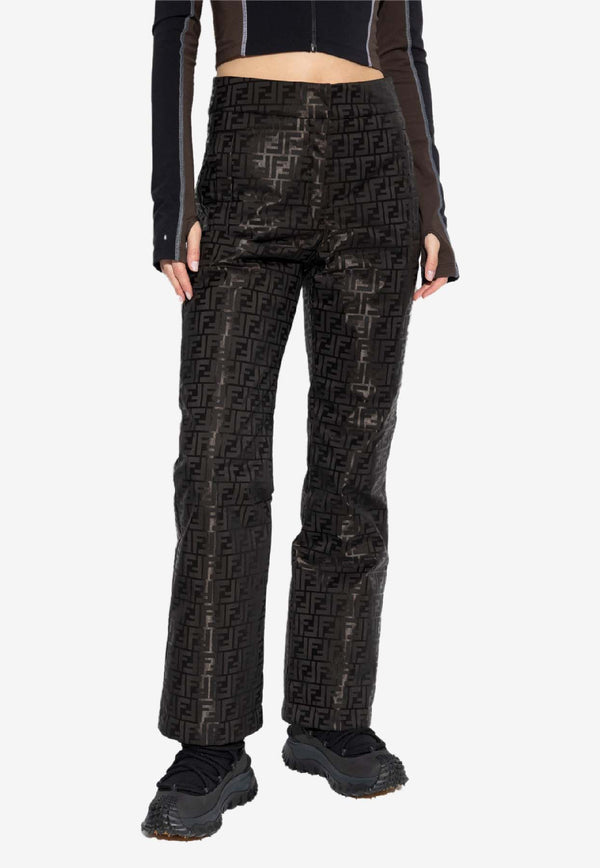 Fendi FF Monogram Ski Pants Brown FAB403 AT91-F1T6H