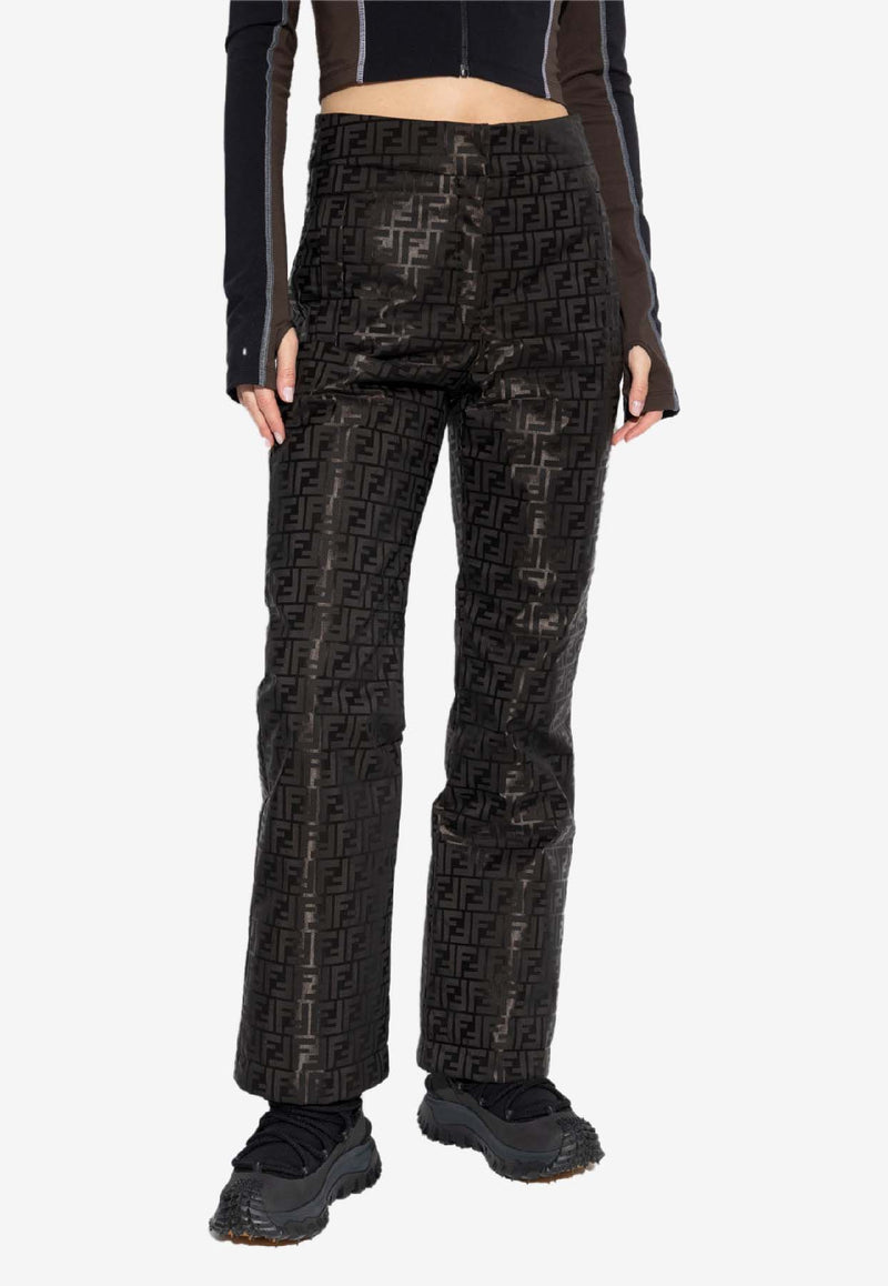 Fendi FF Monogram Ski Pants Brown FAB403 AT91-F1T6H