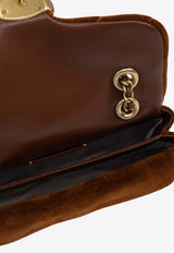 Coach Tabby 20 Quilted Suede Shoulder Bag Brown CCK48 0-B4WBR