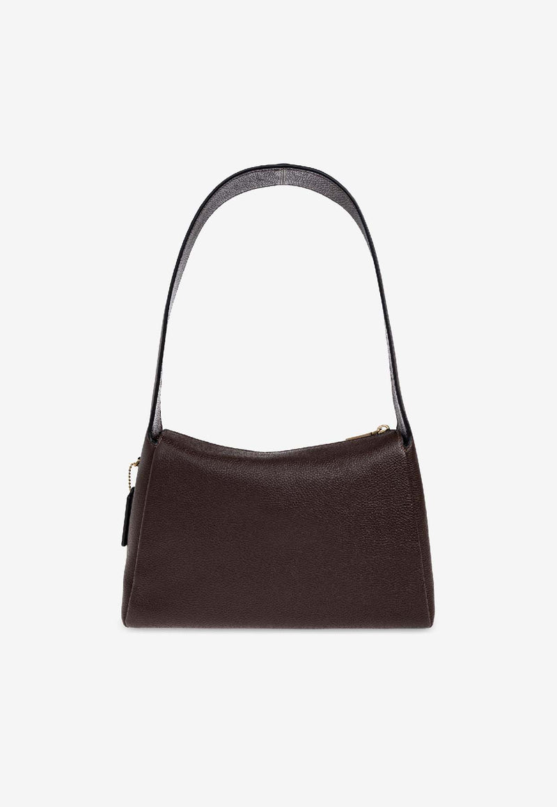 Coach Lola Leather Shoulder Bag Brown CCC45 0-B4MPL