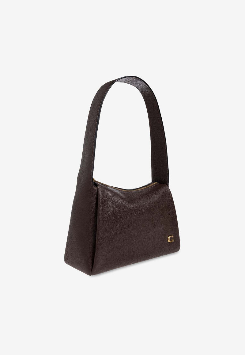 Coach Lola Leather Shoulder Bag Brown CCC45 0-B4MPL