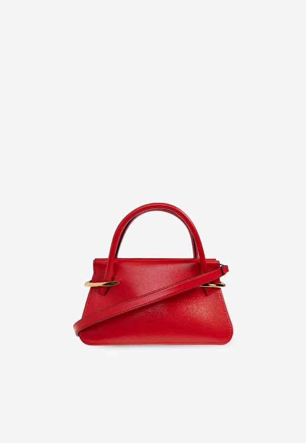 Givenchy Mini Pinch Leather Top Handle Bag Red BB515 JB2CN-699