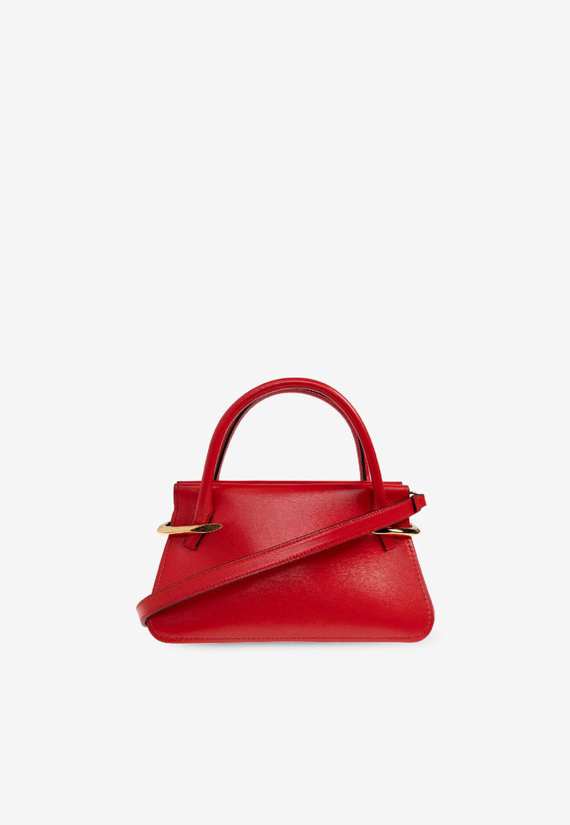 Givenchy Mini Pinch Leather Top Handle Bag Red BB515 JB2CN-699