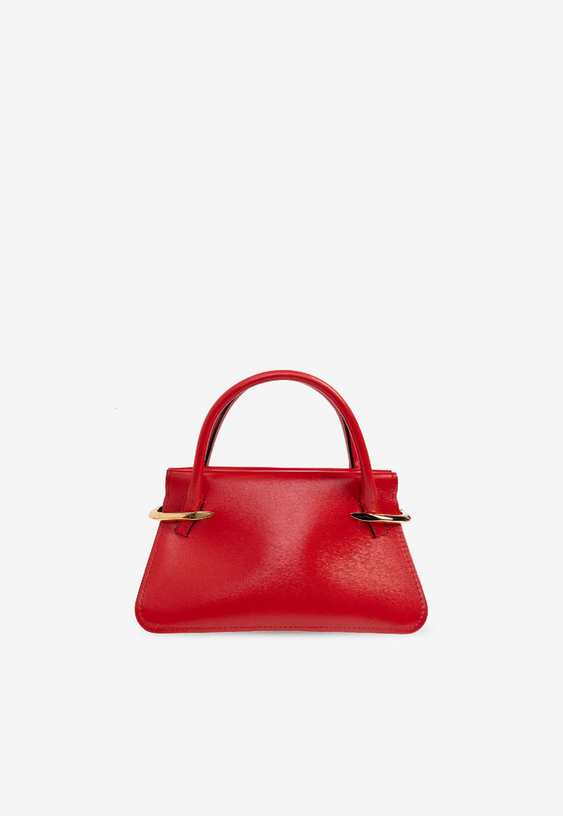 Givenchy Mini Pinch Leather Top Handle Bag Red BB515 JB2CN-699