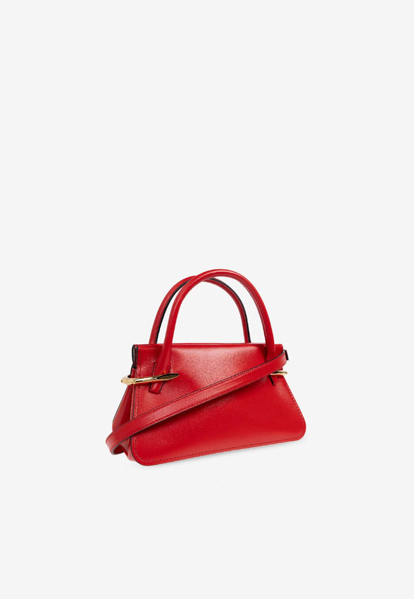 Givenchy Mini Pinch Leather Top Handle Bag Red BB515 JB2CN-699