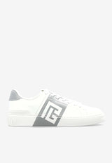 Balmain B-Court Leather Low-Top Sneakers White FM0VI288 LVBP-YAD