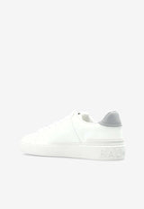 Balmain B-Court Leather Low-Top Sneakers White FM0VI288 LVBP-YAD