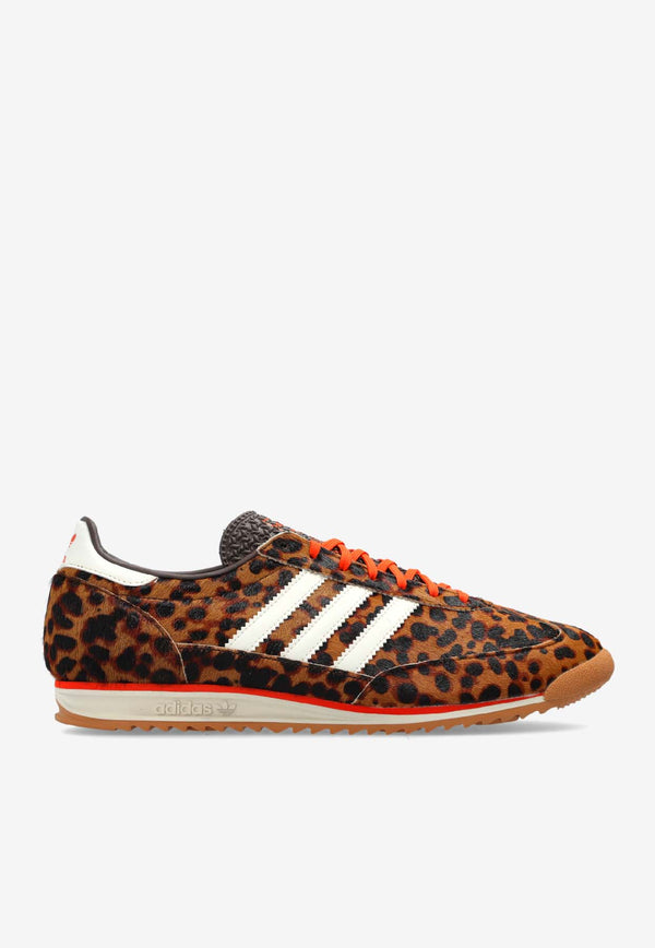 Adidas Originals SL 72 OG Low-Top Sneakers in Print Brown JI0189 M-DBROWN OWHITE SEIMOR