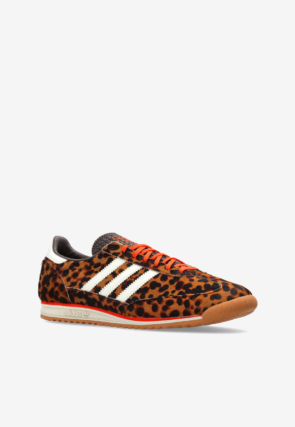 Adidas Originals SL 72 OG Low-Top Sneakers in Print Brown JI0189 M-DBROWN OWHITE SEIMOR