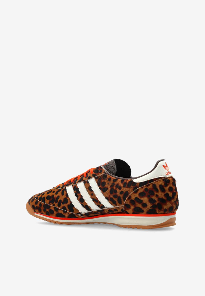 Adidas Originals SL 72 OG Low-Top Sneakers in Print Brown JI0189 M-DBROWN OWHITE SEIMOR