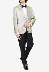 Tom Ford Long-Sleeved Tuxedo Shirt White HFVS01 CGS01-WAA