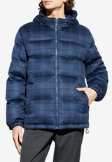 Etro Tartan Check Padded Jacket Blue MRBB0010 99TQB78-S9883