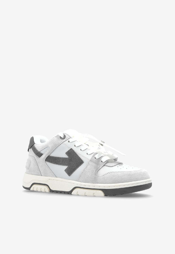 Off-White Out of Office Low-Top Sneakers Gray OMIA189F25 LEA005-0607