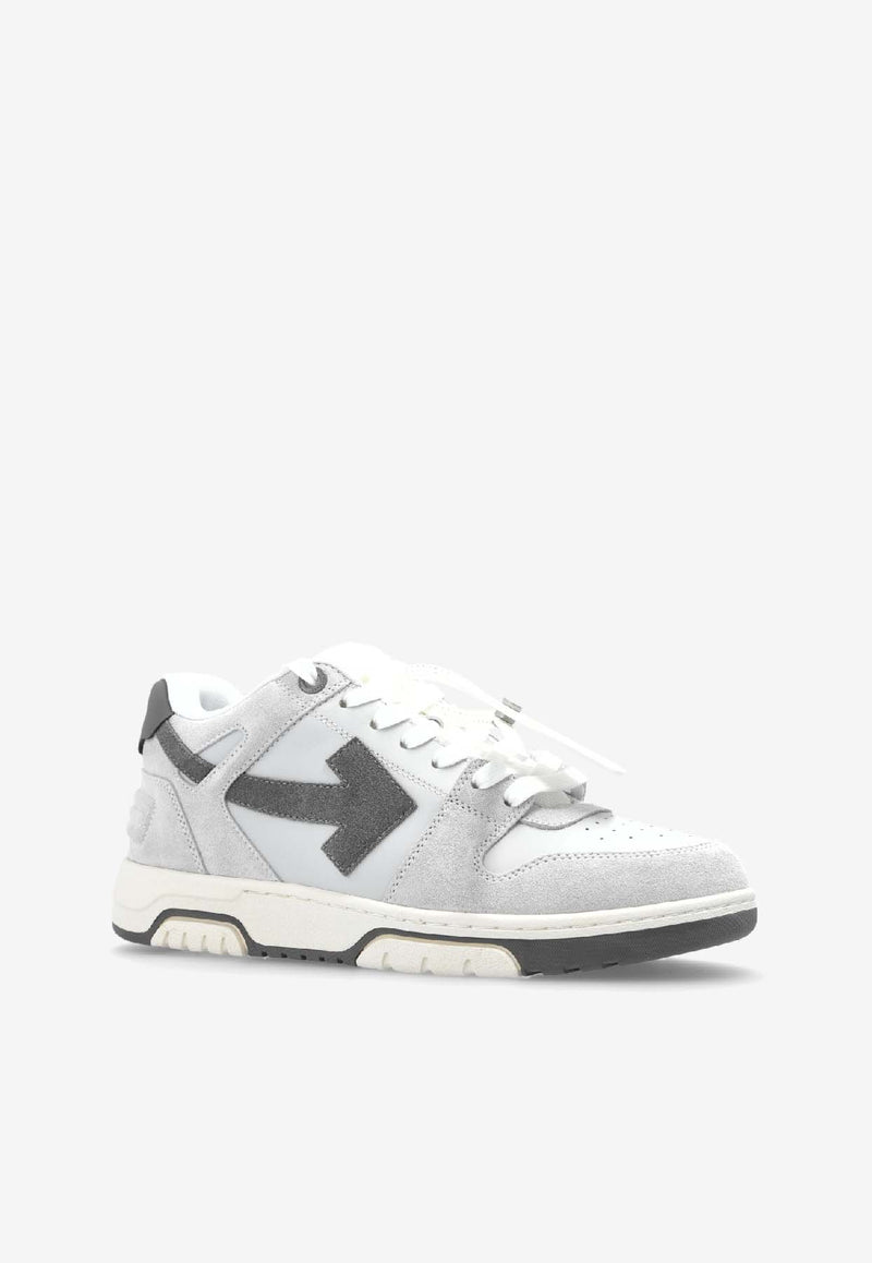 Off-White Out of Office Low-Top Sneakers Gray OMIA189F25 LEA005-0607