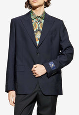 Etro Wool single-Breasted Blazer Navy MRCA0059 99TP210-B0065