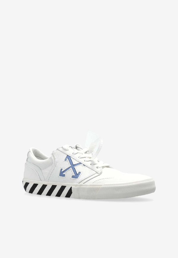Off-White Vulcanized Low-Top Sneakers with Logo White OMIA2A2F25 FAB001-0140