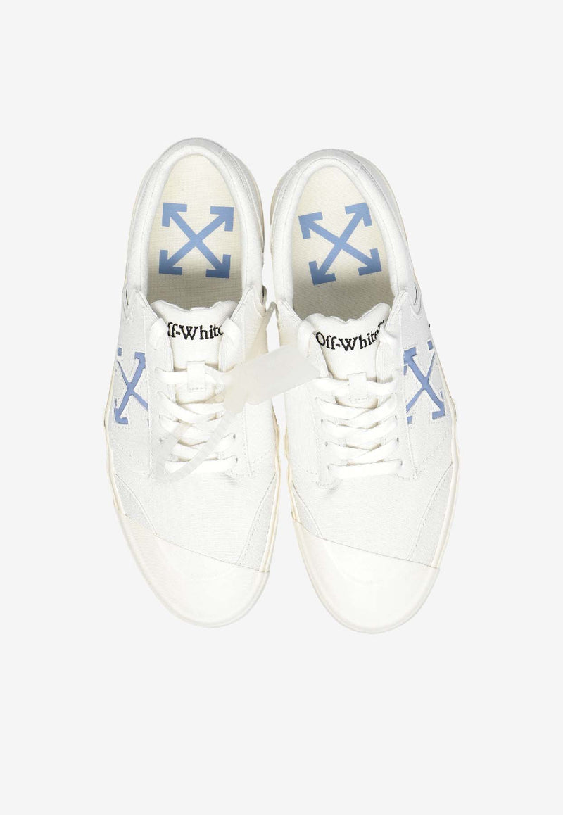 Off-White Vulcanized Low-Top Sneakers with Logo White OMIA2A2F25 FAB001-0140
