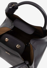 Max Mara Small Marine Leather Top Handle Bag Gray MARINS 2524516022-043