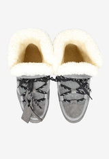 Off-White Suede and Shearling Snow Boots Gray OMIY003F25 LEA001-6512