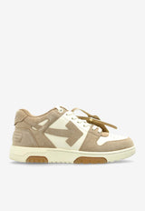 Off-White Out of Office Low-Top Sneakers Beige OMIA189F25 LEA004-6160