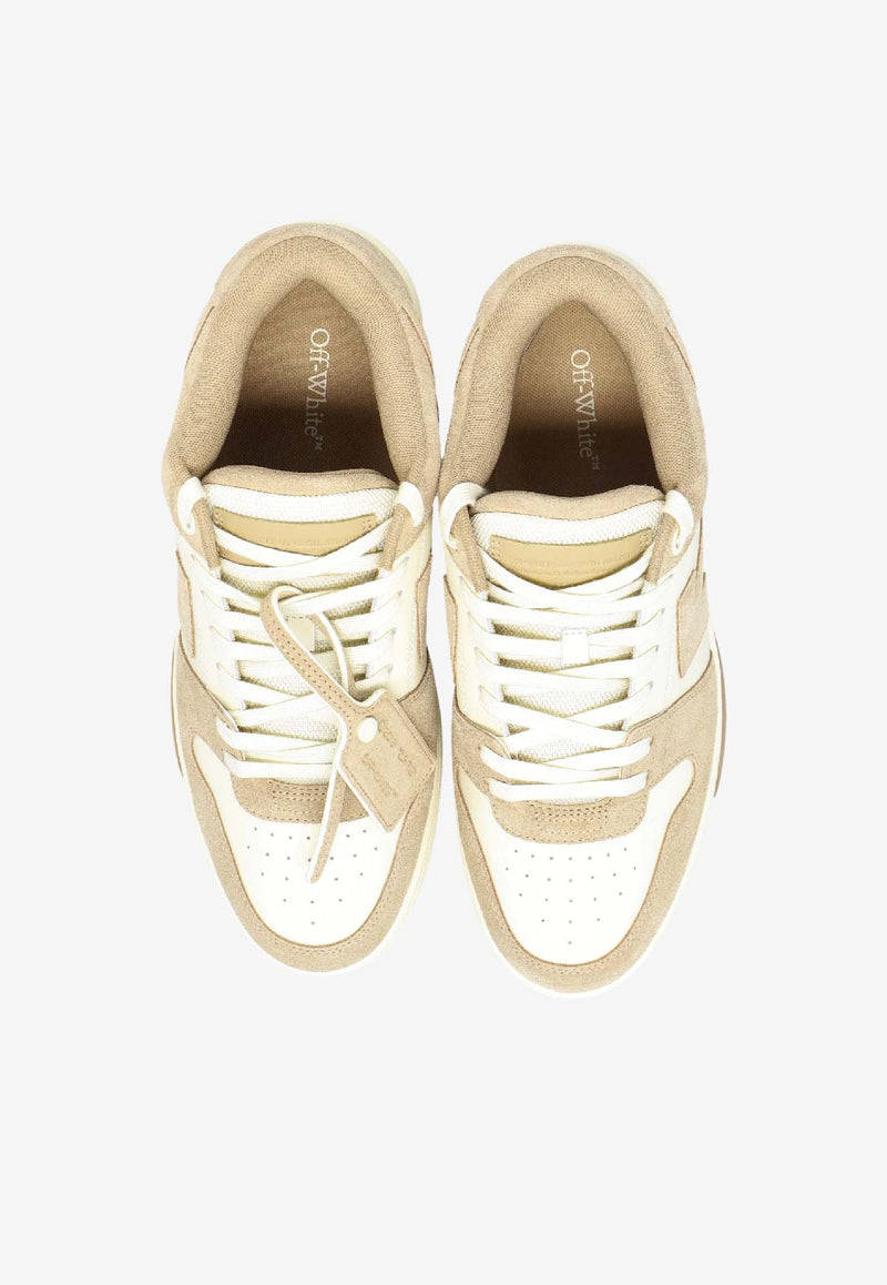 Off-White Out of Office Low-Top Sneakers Beige OMIA189F25 LEA004-6160