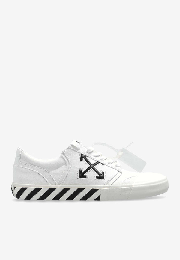 Off-White Vulcanized Low-Top Sneakers with Logo White OMIA2A2F25 FAB001-0110