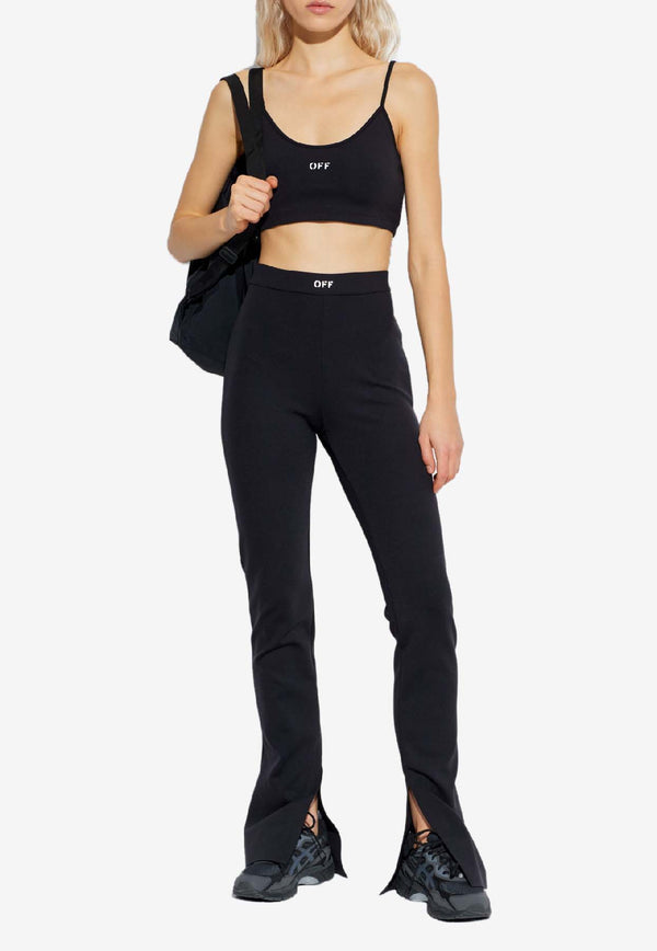 Off-White OFF Stamp Cropped Top Black OWAD26YF25 JER001-1001