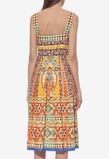 Etro Printed Knee-Length Dress Multicolor WRHA0253 99SP5F7-X0840