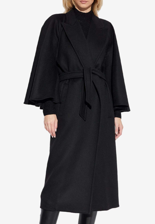 Max Mara Gange Cashmere and Wool Coat Black GANGE 2521016022-005