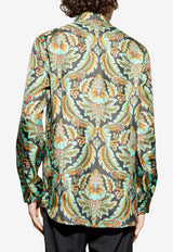 Etro Paisley Print Silk Shirt Multicolor MRIB0001 99SP1I7-X0810