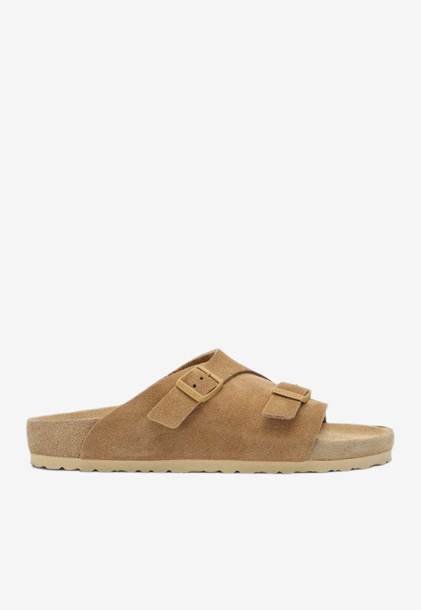 Birkenstock Zurich Suede Slides Beige 1029612SUE/P_BIRKE-LC