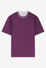 Brunello Cucinelli Basic Crewneck T-shirt Purple M0B137427CTF75_Radicchio_38415052