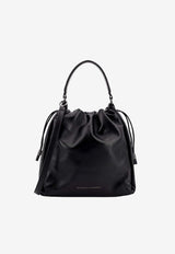 Brunello Cucinelli Mellow Leather Bucket Bag Black MBGPD3611C101_Black_38415160
