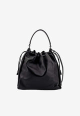 Brunello Cucinelli Mellow Leather Bucket Bag Black MBGPD3611C101_Black_38415160