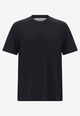Brunello Cucinelli Basic Crewneck T-shirt Black MH8361308C101_Black_38415178