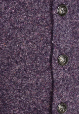 Brunello Cucinelli V-neck Wool-Blend Cardigan Purple MOH709206CPZ88_Radicchio_38415077