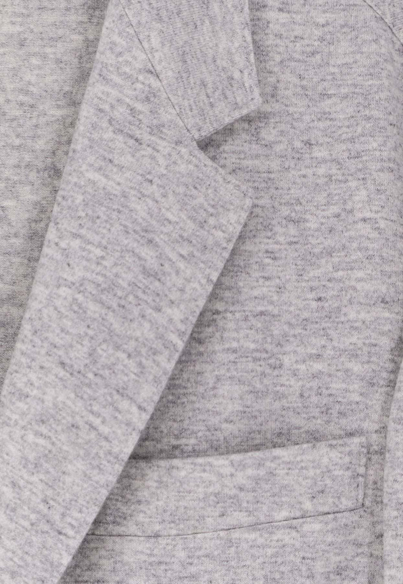 Brunello Cucinelli Single-Breasted Cashmere Blazer Gray ML8968J01C8251_Perla_38415070