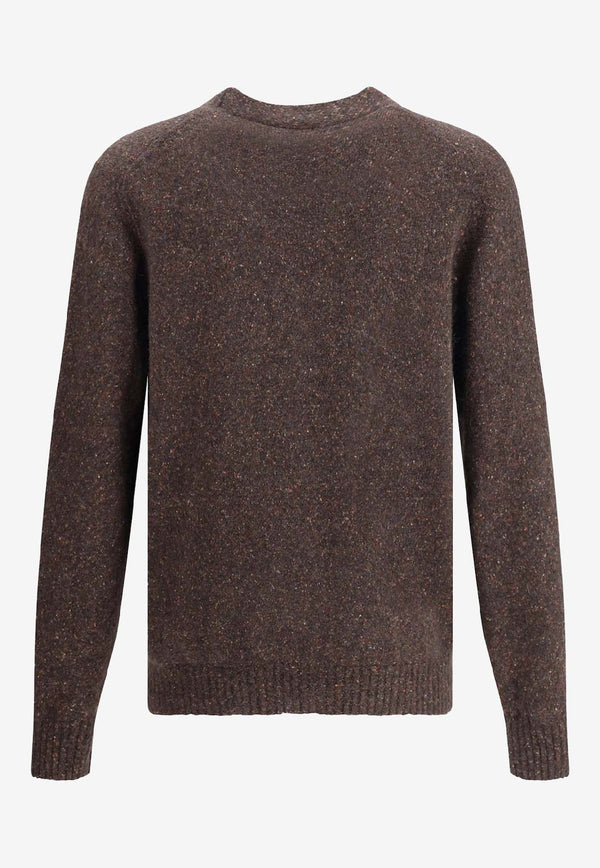 Brunello Cucinelli V-neck Wool-Blend Cardigan Brown MOH709206CAX81_Brown_38415048