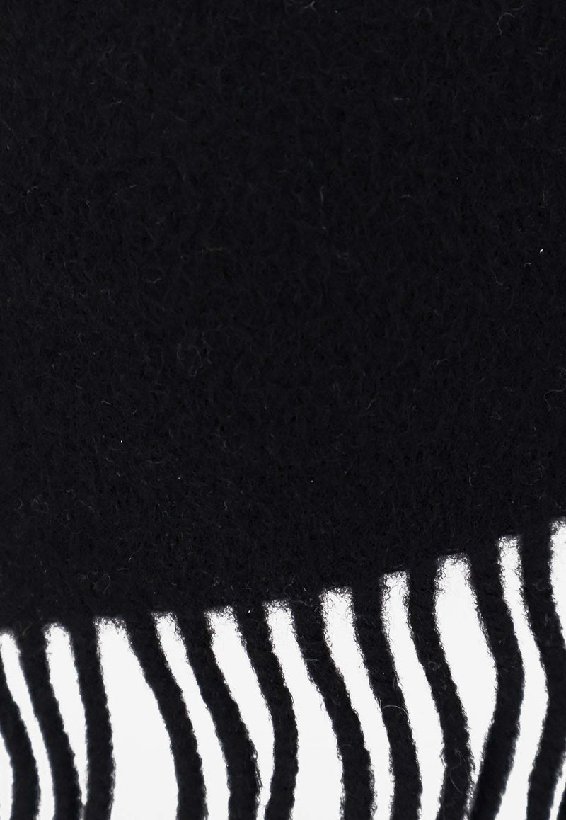 Brunello Cucinelli Fringed Hooded Scarf Black MSCDAGW83C101_Black_38415072