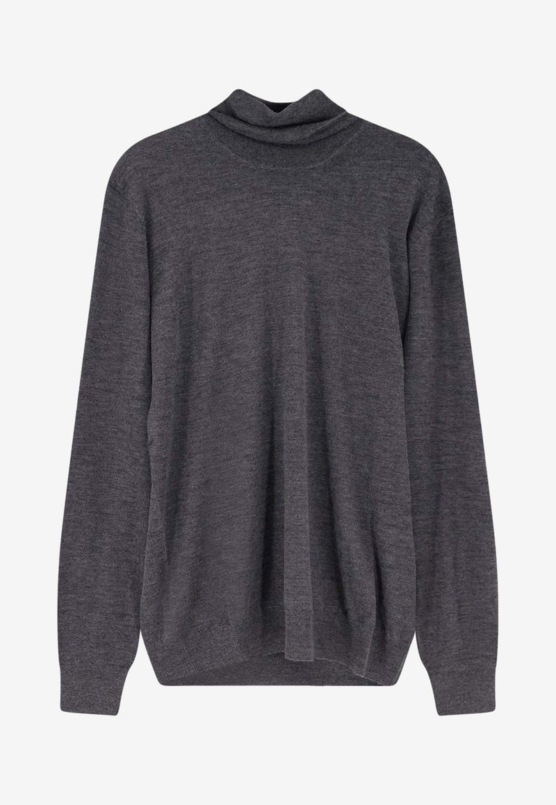 Brunello Cucinelli Cashmere-Blend Turtleneck Sweater Gray M2300103C079C_GRIGIOCHIARO_38415074