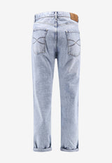 Brunello Cucinelli Washed Straight-Leg Jeans Blue M241PO1090C9011_Light denim_38415173