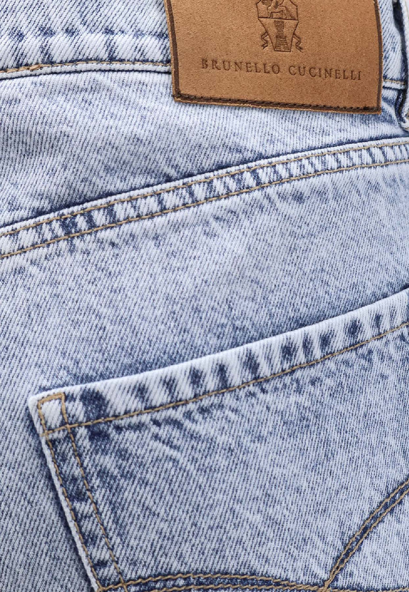 Brunello Cucinelli Washed Straight-Leg Jeans Blue M241PO1090C9011_Light denim_38415173