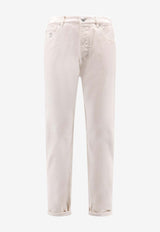 Brunello Cucinelli Straight-Leg Canvas Pants White M237UX1290C7024_PANAMA_38415073