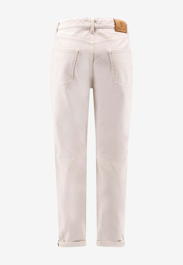 Brunello Cucinelli Straight-Leg Canvas Pants White M237UX1290C7024_PANAMA_38415073