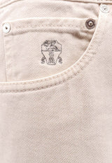 Brunello Cucinelli Straight-Leg Canvas Pants White M237UX1290C7024_PANAMA_38415073