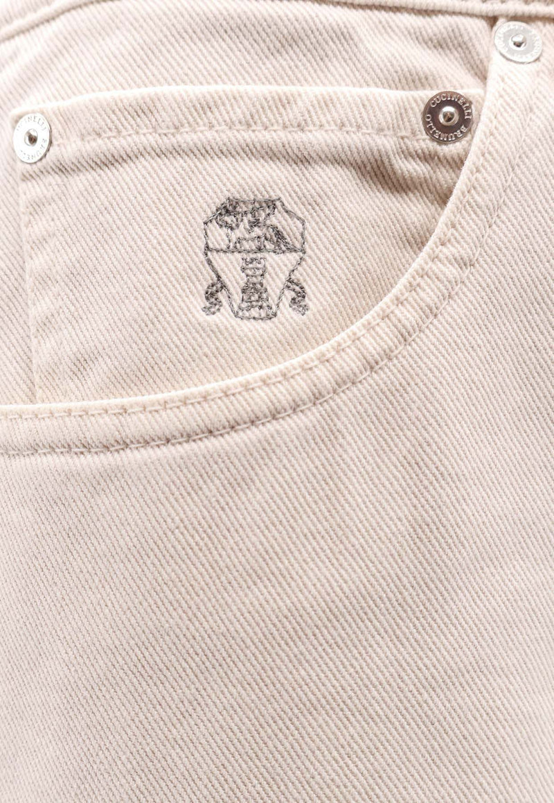 Brunello Cucinelli Straight-Leg Canvas Pants White M237UX1290C7024_PANAMA_38415073