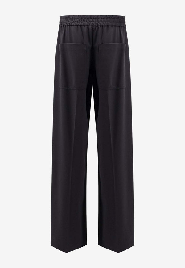 Brunello Cucinelli Logo Embroidered Track Pants Black MPW07P9002C101_Black_29843870